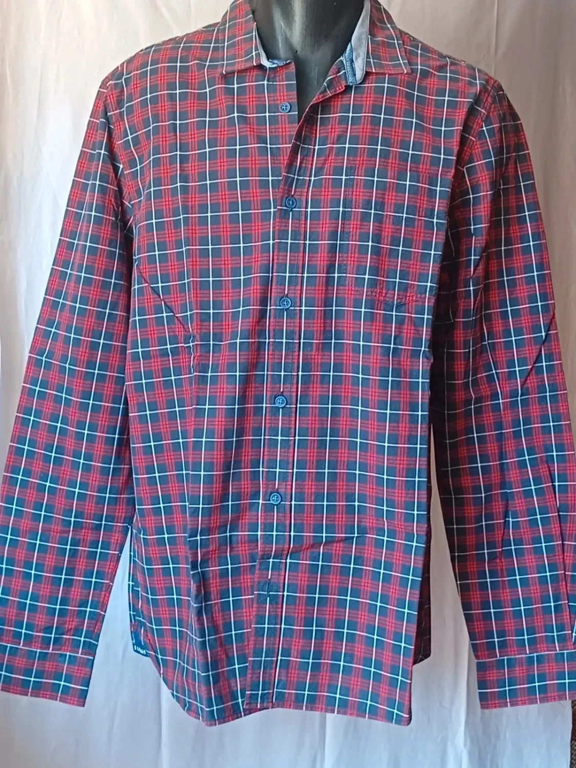 Camisa tamanho L Bonobo xadrez lenhador – photo 2